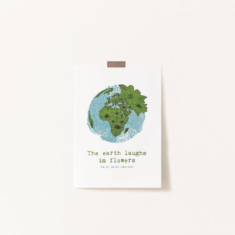 The Earth Laughs in Flowers Screen Print