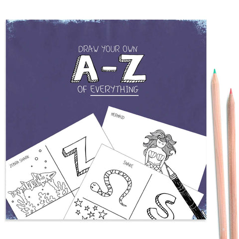 Cover of draw your own alphabet book