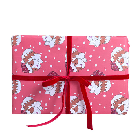 Guinea Pig Christmas Wrapping Paper and Gift Tags