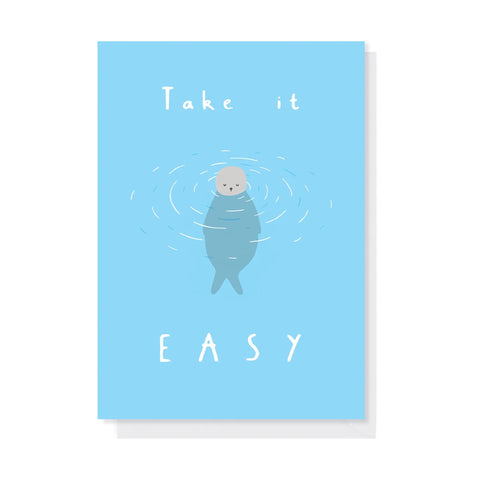 Take It Easy Greetings Card
