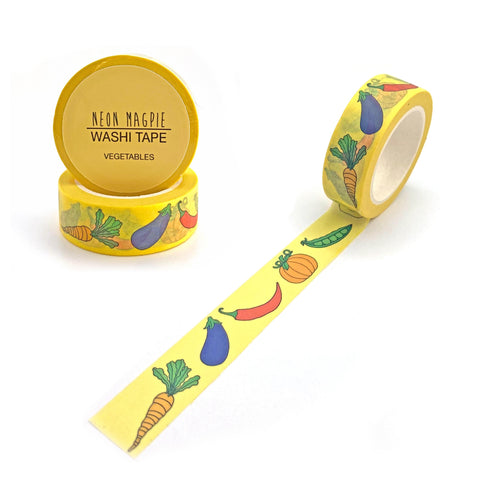 Vegetable Washi Tape - Neon Magpie