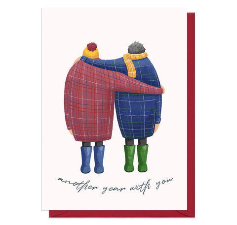Tartan Coats Anniversary Card