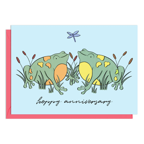 Anniversary Frogs Card