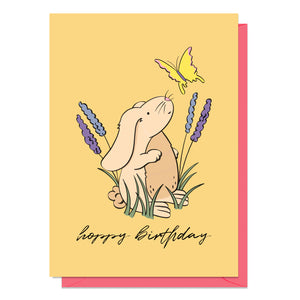 Bunny Birthday Card