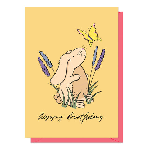 Bunny Birthday Card