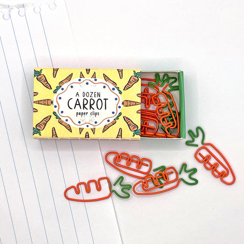 Carrot Paper Clips