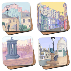 Set of 4 Edinburgh Coasters