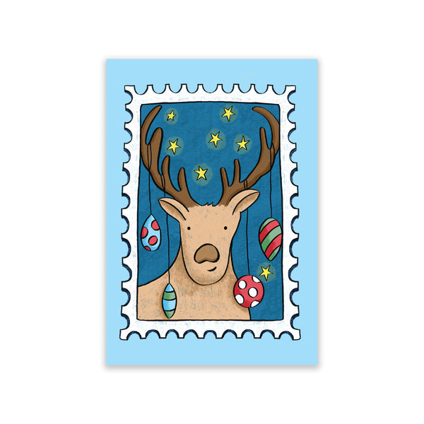 Scotland Stamp Mini Christmas Card Box