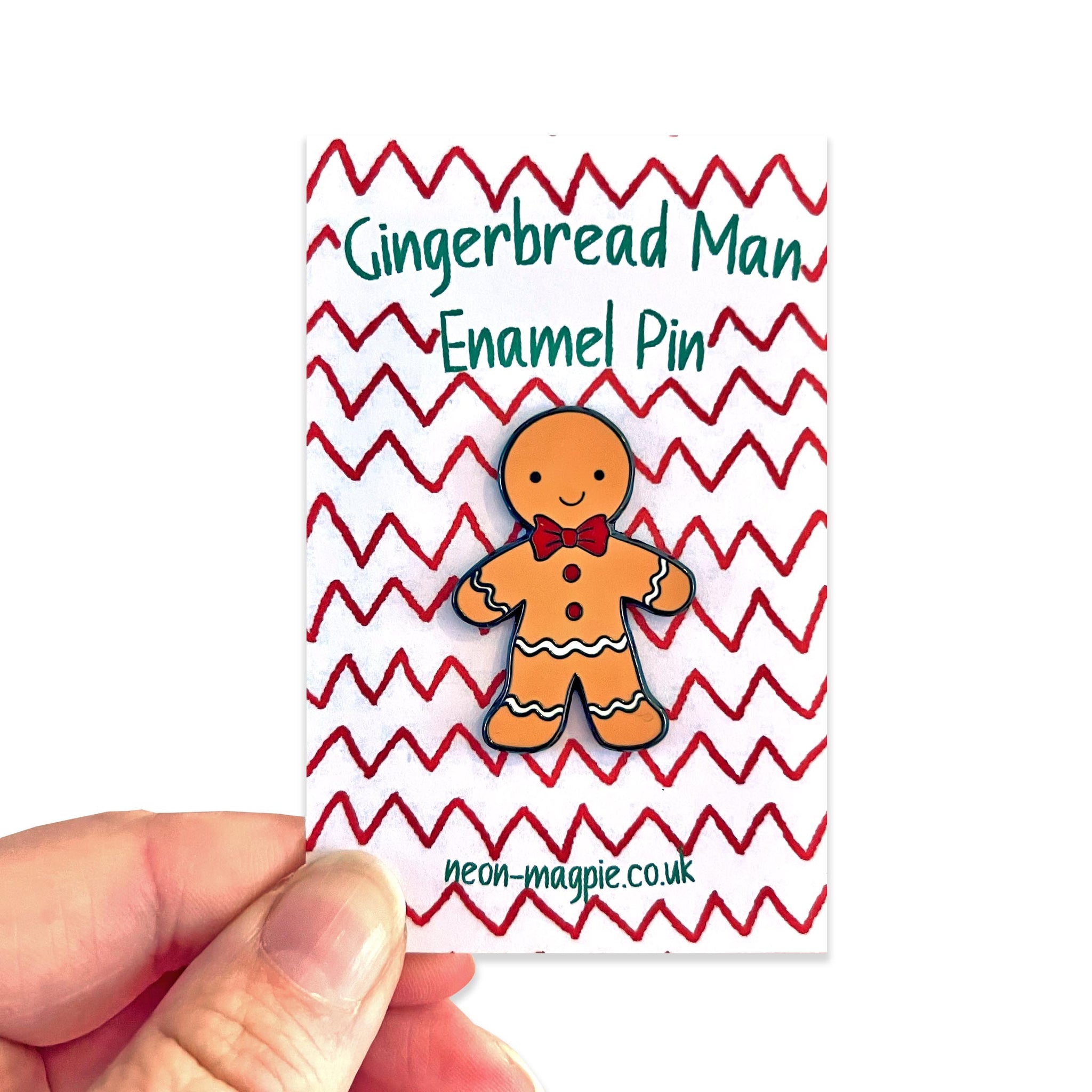 Gingerbread Man Enamel Pin