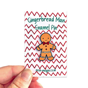 Gingerbread Man Enamel Pin