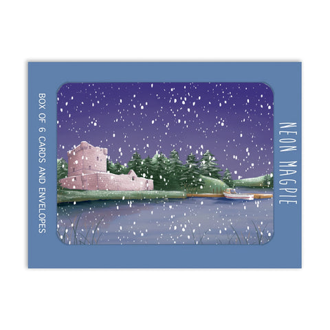 Gold Foil Loch Leven Box of Christmas Cards