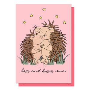 Hedgehog Mother's Day Card