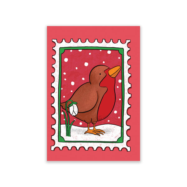 Woodland Stamp Mini Christmas Card Box