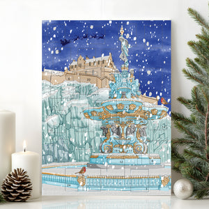 Ross Fountain Glitter Edinburgh Advent Calendar