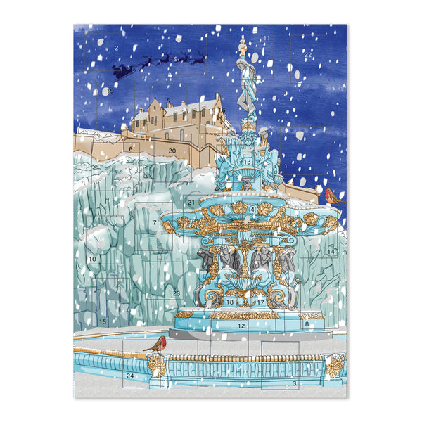 Ross Fountain Glitter Edinburgh Advent Calendar