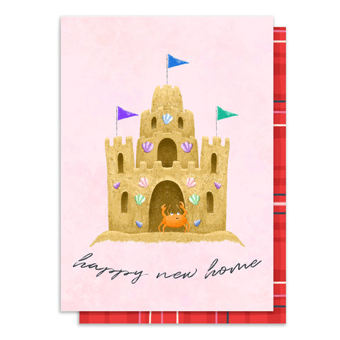 Sandcastle New Home Card