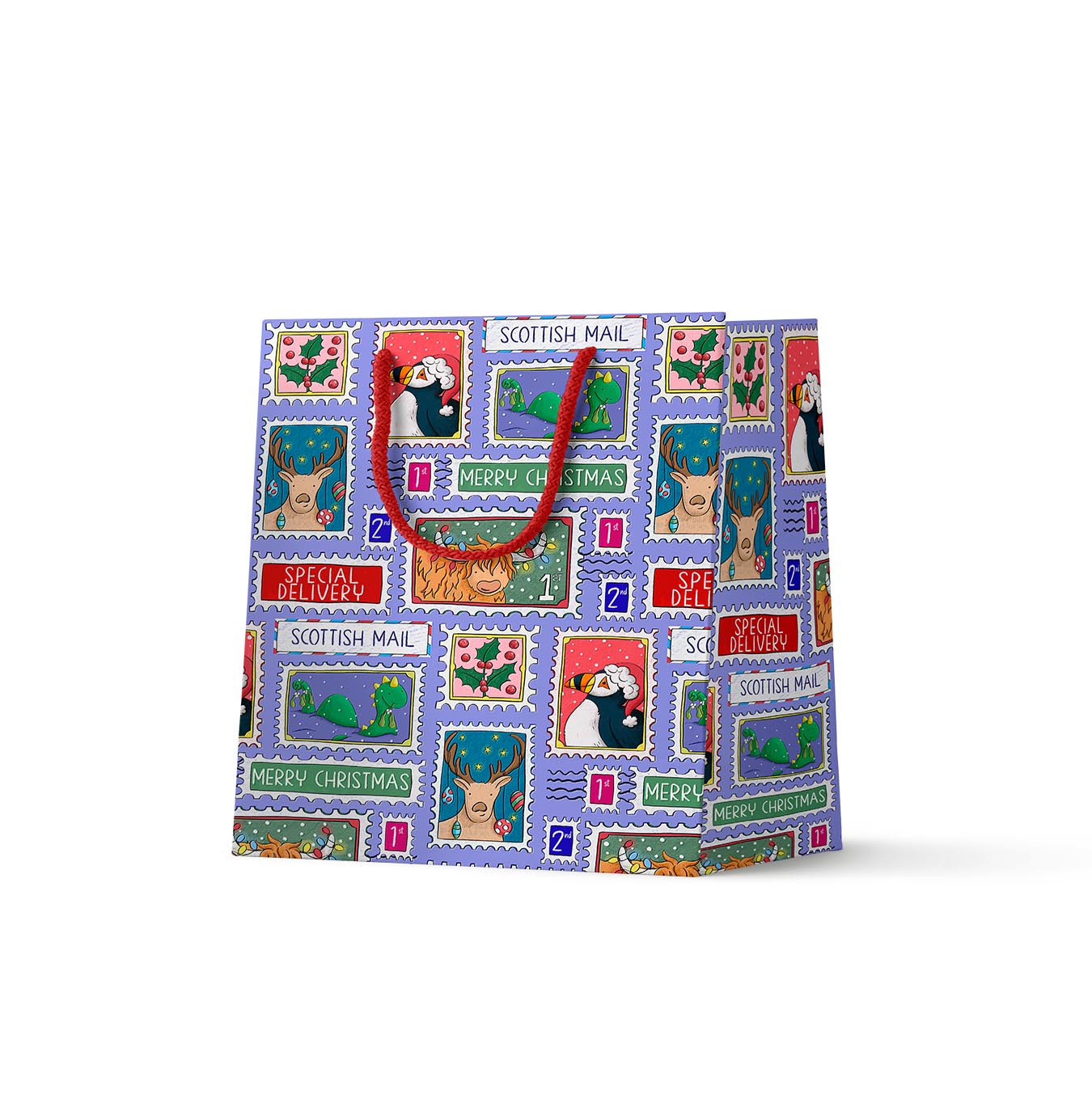 Scotland Stamp Gift Bag Mini