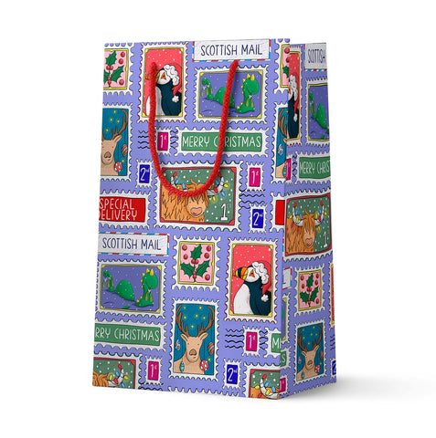Scotland Stamp Gift Bag Small
