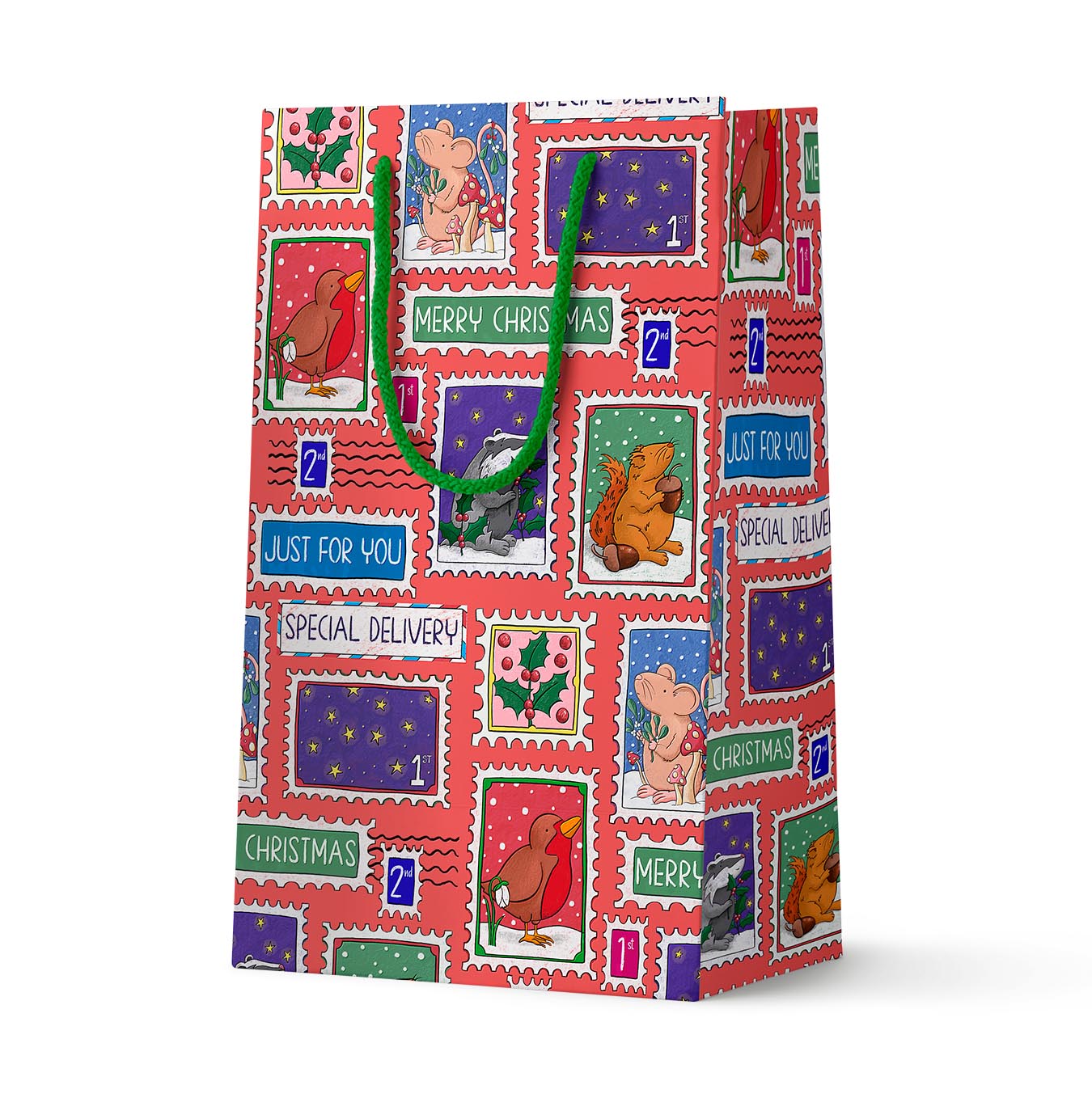 Woodland Stamp Gift Bag Small