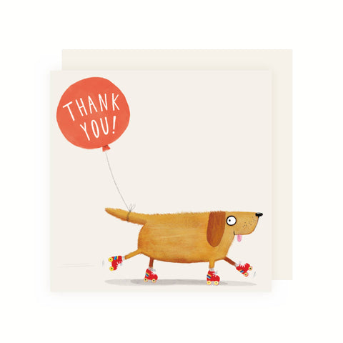 Charley Rabbit - Friendly Labrador Dog Thank You Card