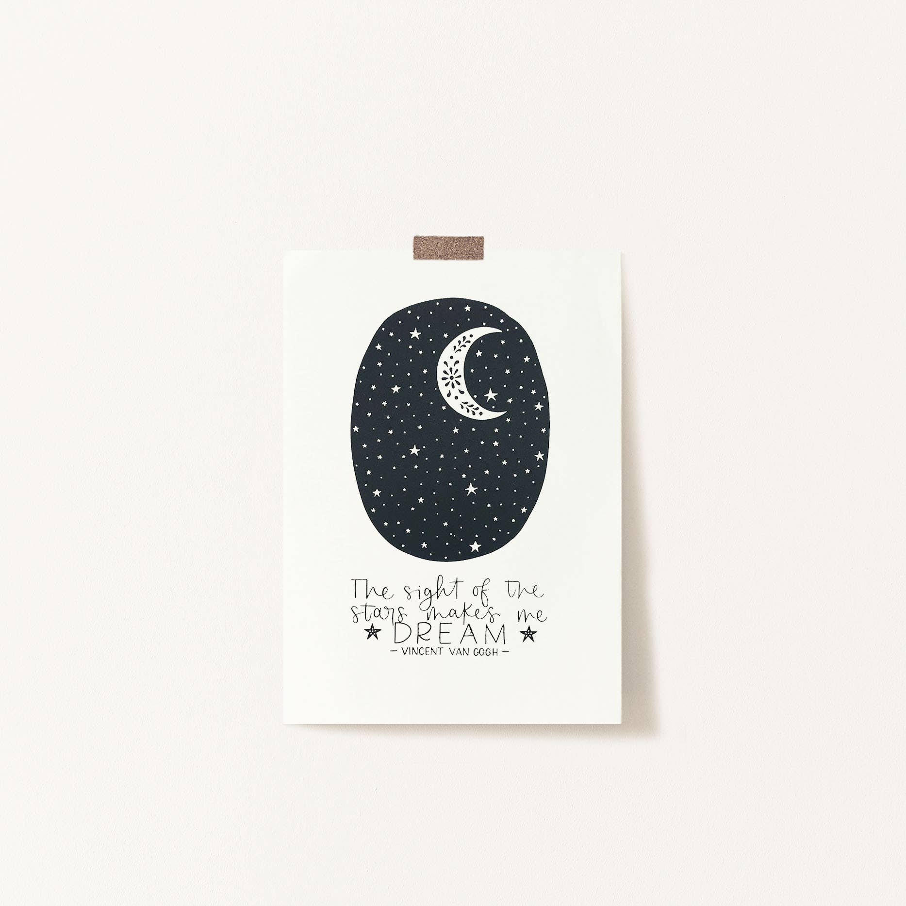 The sight of the stars... A4 Screen Print