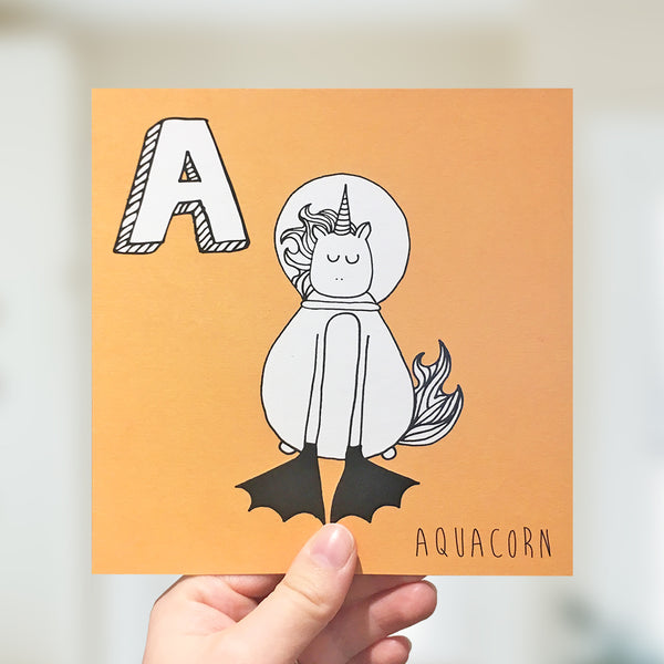 Lifestyle photo of aquacorn card