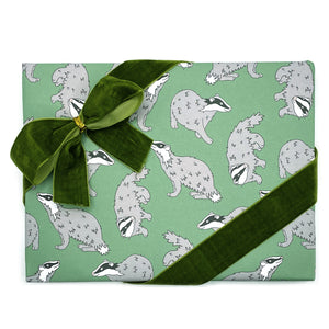 Badger Wrapping Paper - Neon Magpie