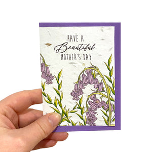 Bluebell Mother's Day Seed Card - Neon Magpie