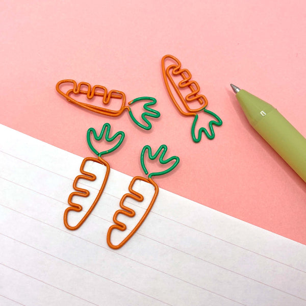 Carrot paper clips
