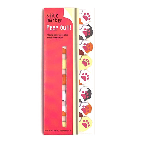 Cat Paw Sticky Tabs - Neon Magpie