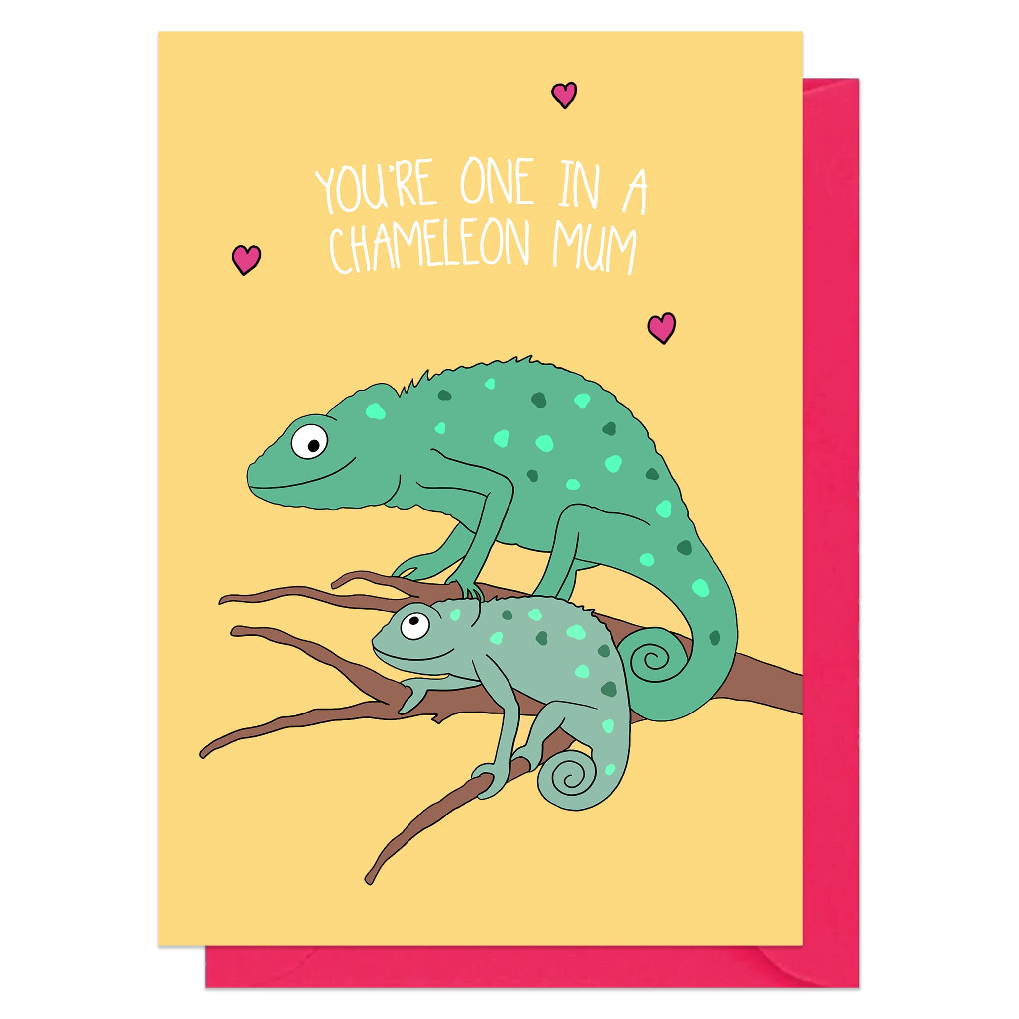 Chameleon Mother's Day Card