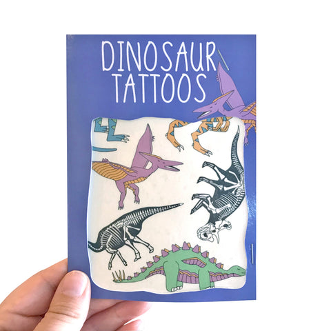 Dinosaur Transfer Tattoos - Neon Magpie