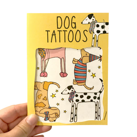 Fancy Dog Transfer Tattoos - Neon Magpie