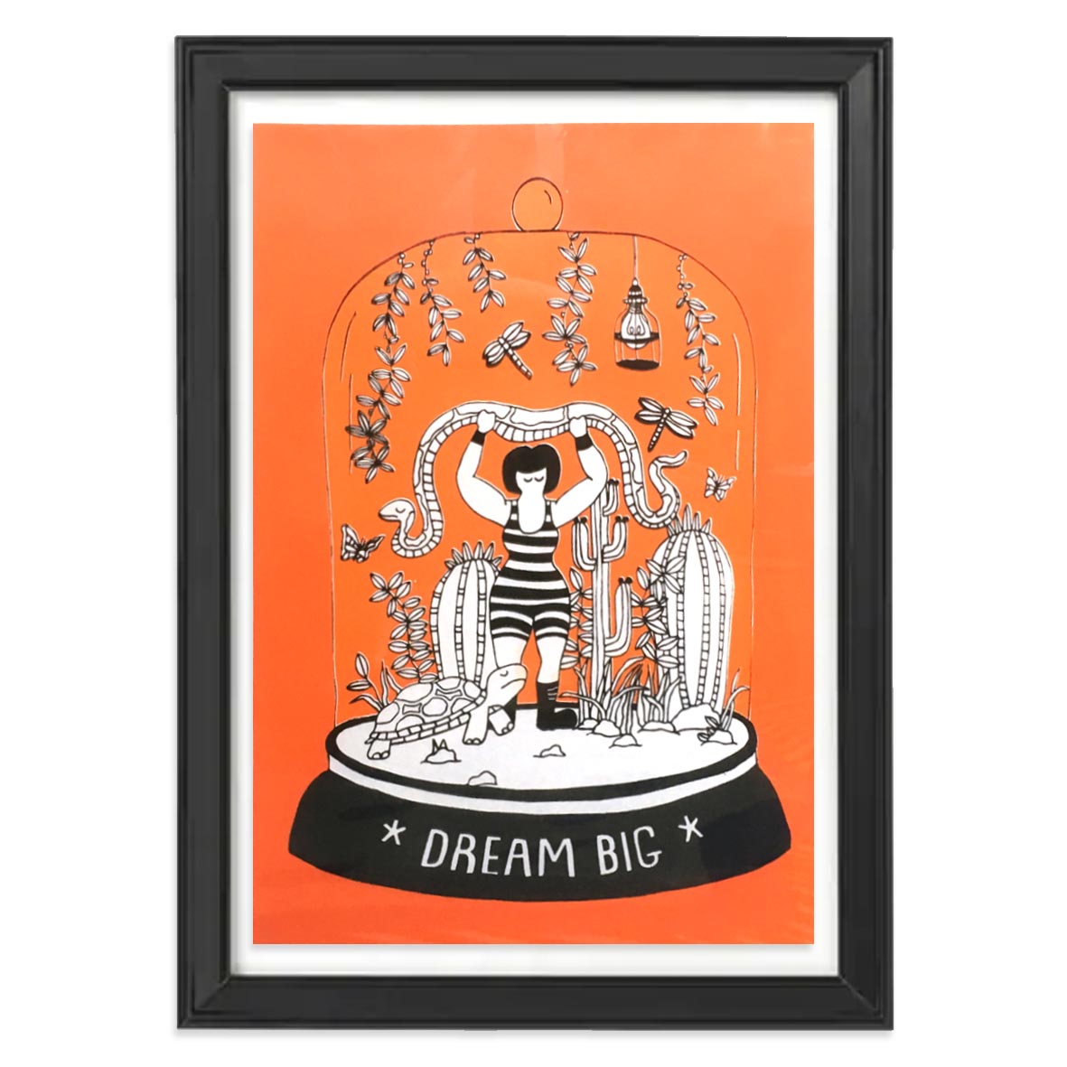 Dream Big screen print that was created for Colony of Artists