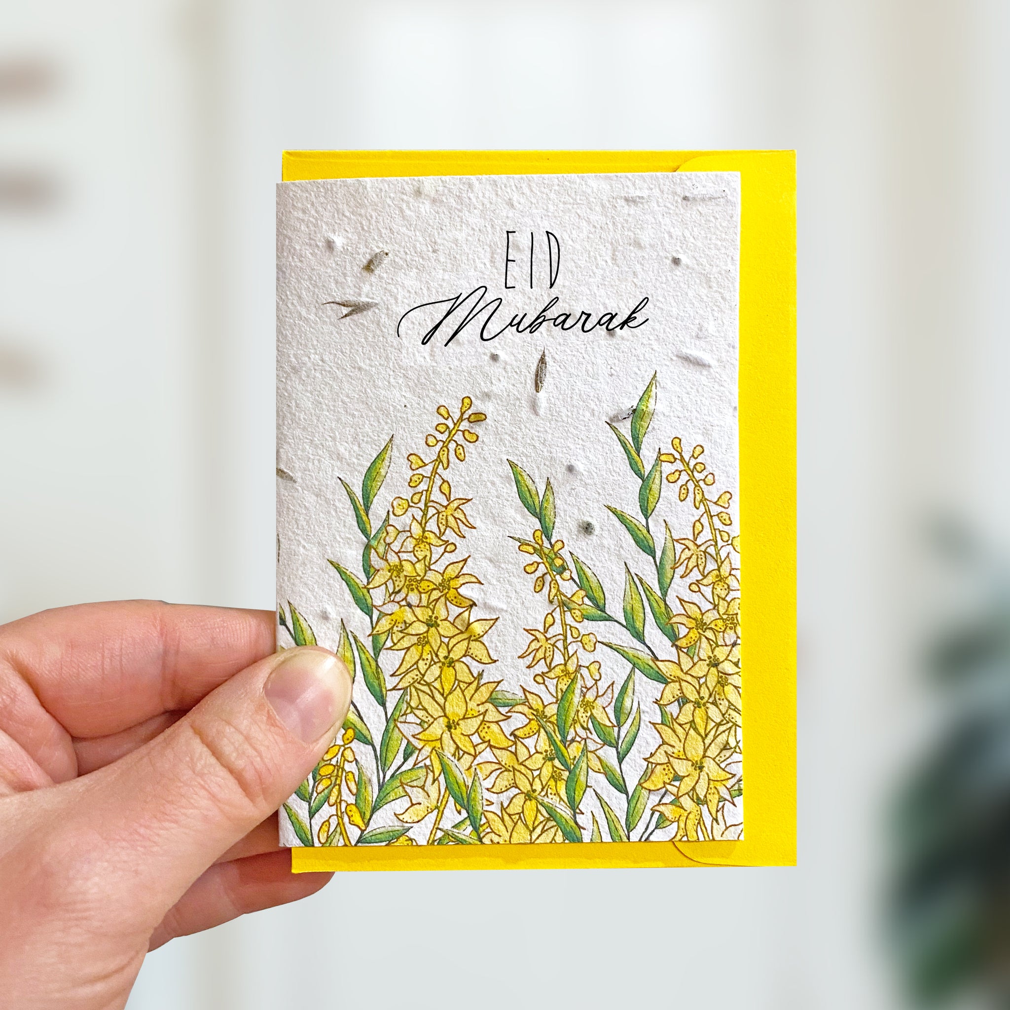 Eid Seed Card - Neon Magpie