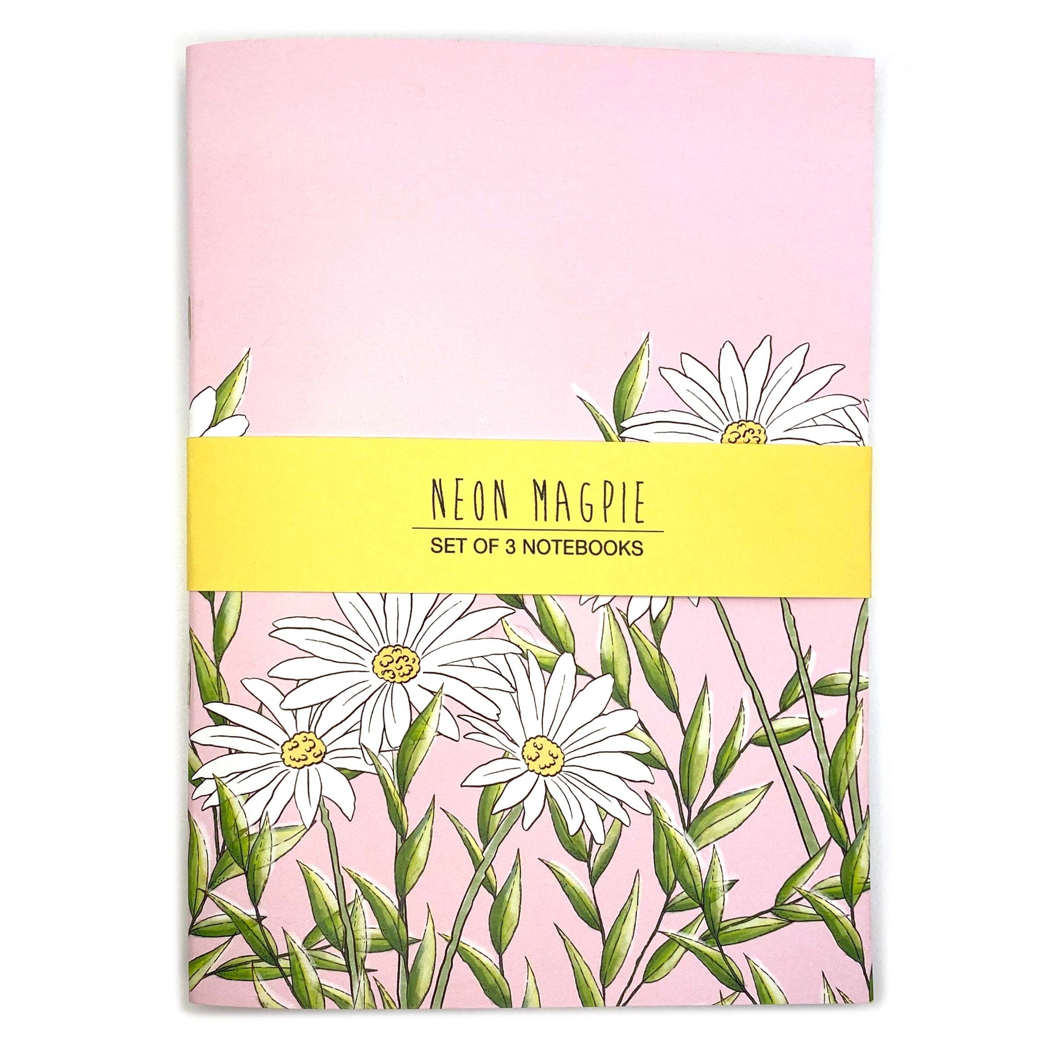 A5 floral notebook set