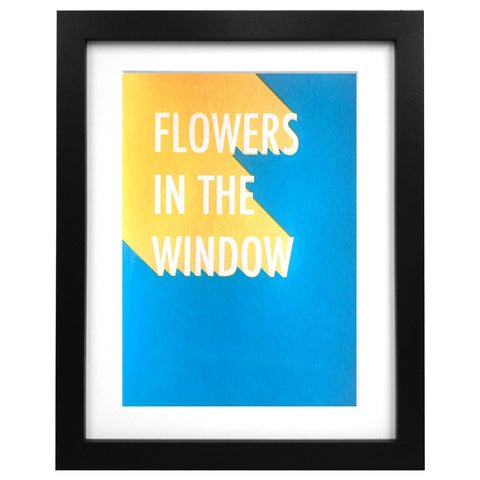 Flowers in the Window Screen Print