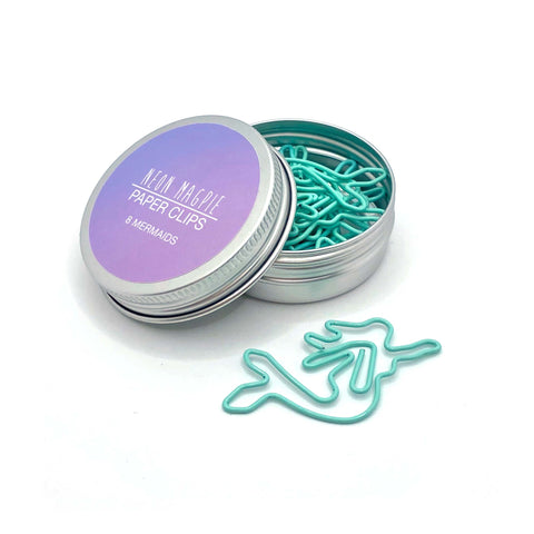 Mermaid Paper Clips - Neon Magpie
