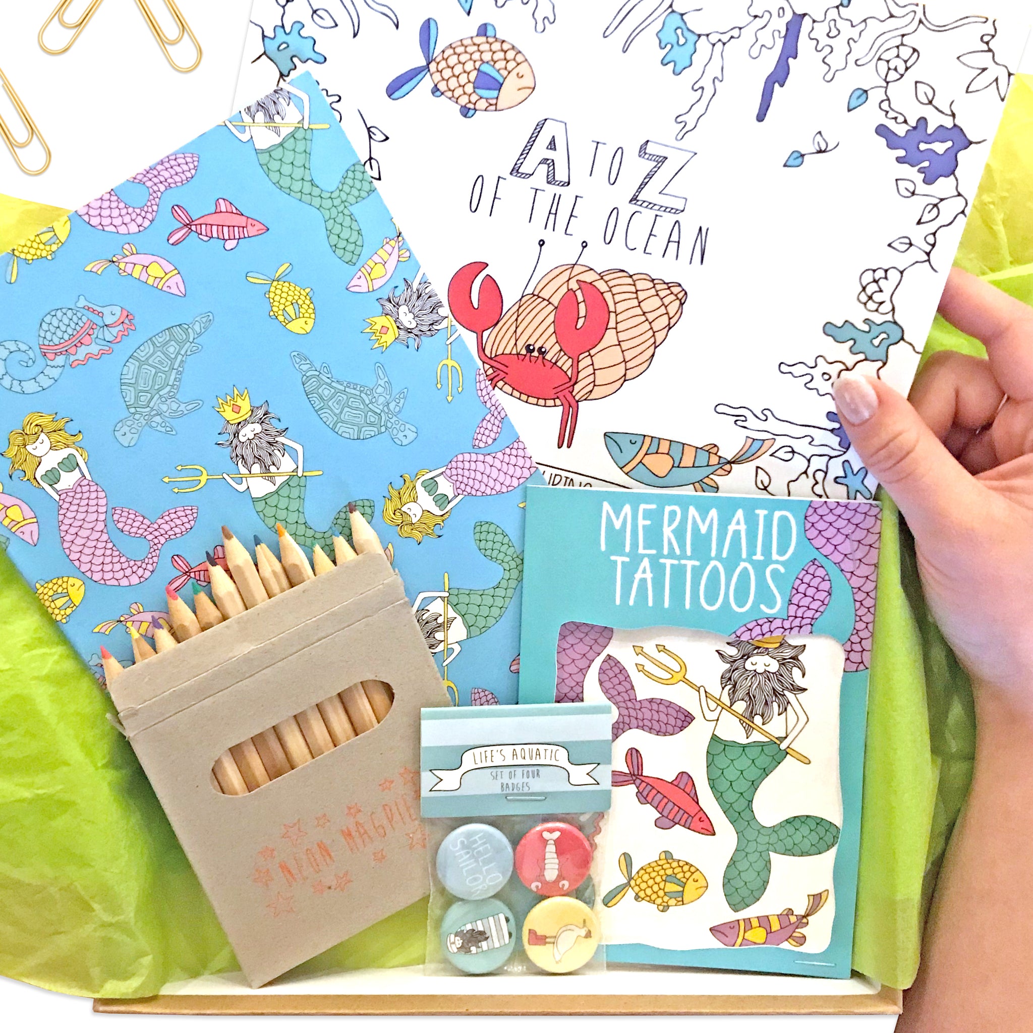 Mermaid Gift Box - Mermaid Gifts - Neon Magpie