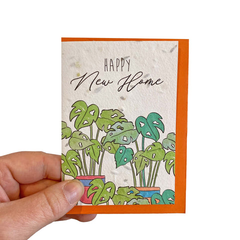 New Home Seed Card - Neon Magpie