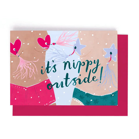 Nippy Outside Christmas Card
