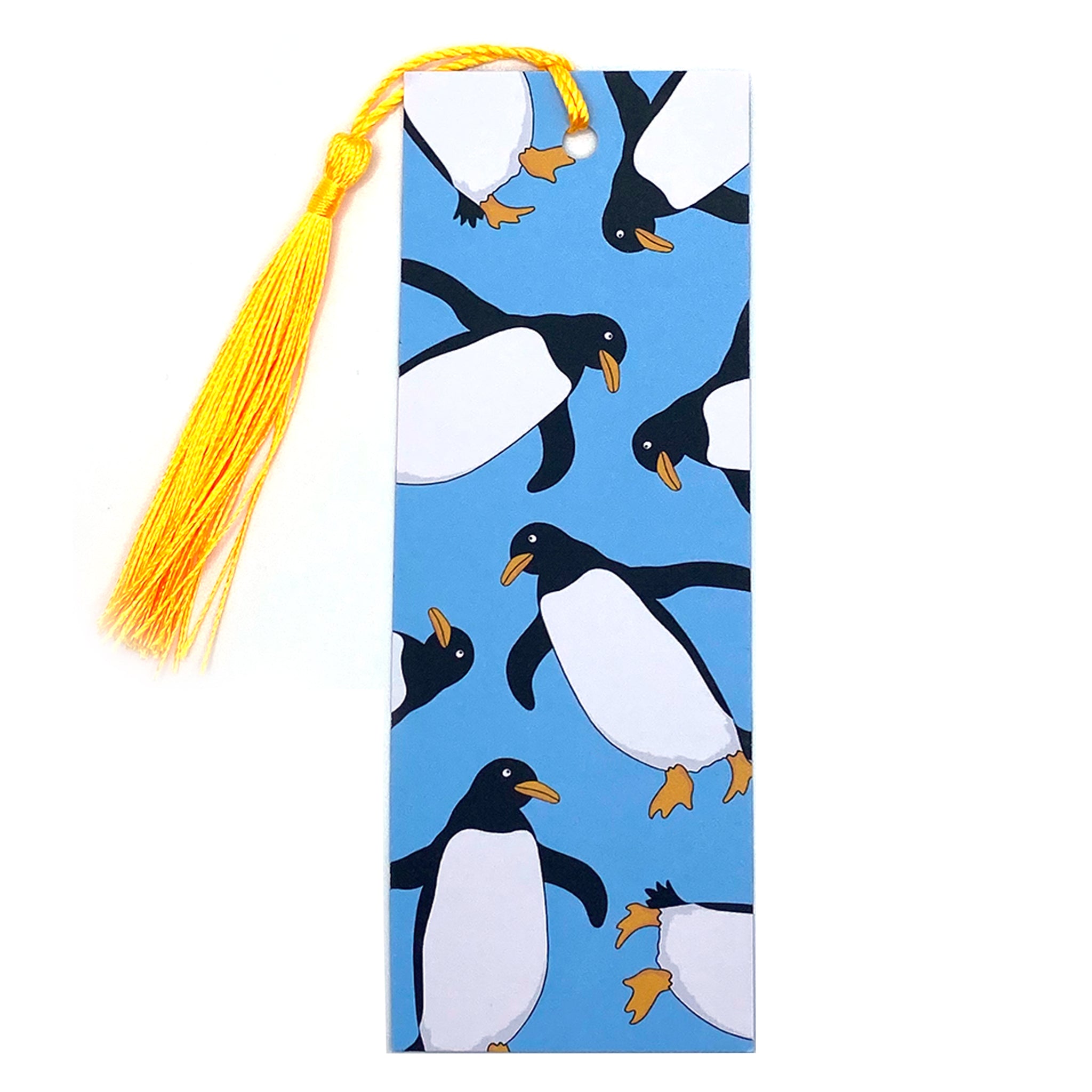 Penguin Bookmark - Neon Magpie