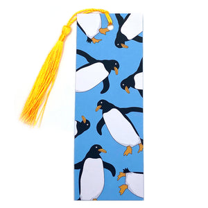 Penguin Bookmark - Neon Magpie