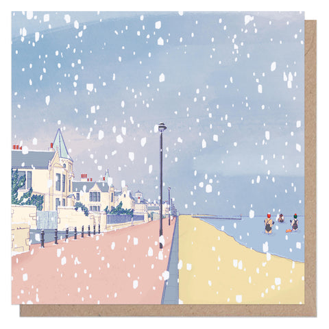 Portobello Christmas Card - Neon Magpie