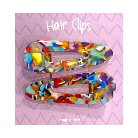 Rainbow Hair Clips