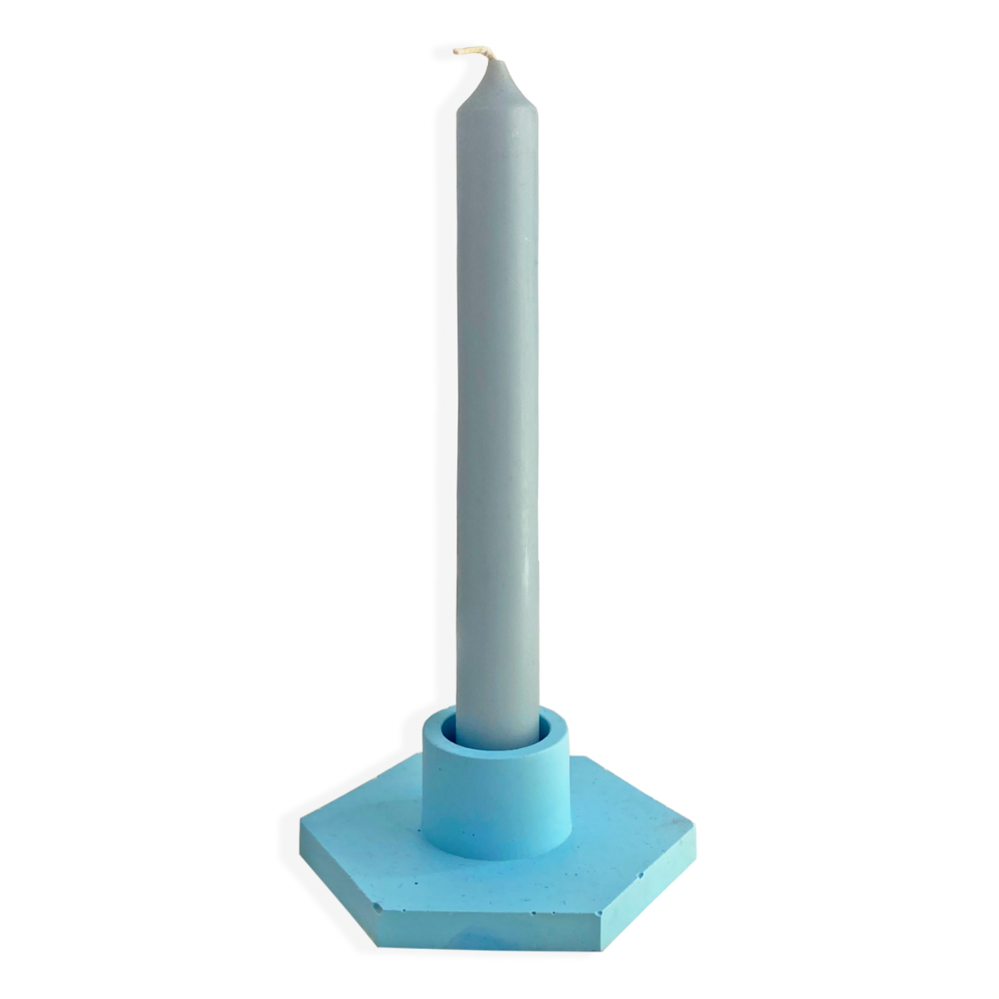 Blue Candle Stick Holder