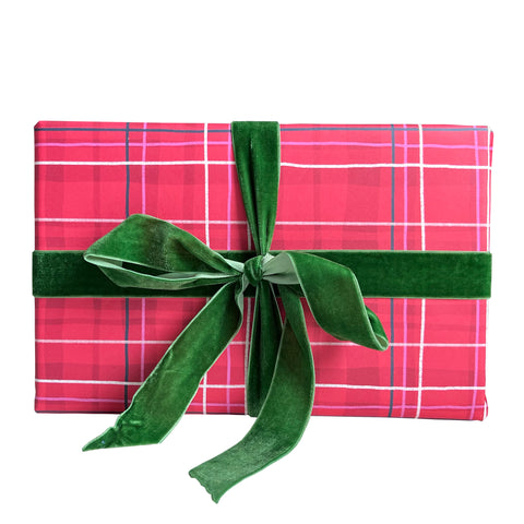 Tartan Christmas Wrapping Paper and Gift Tags