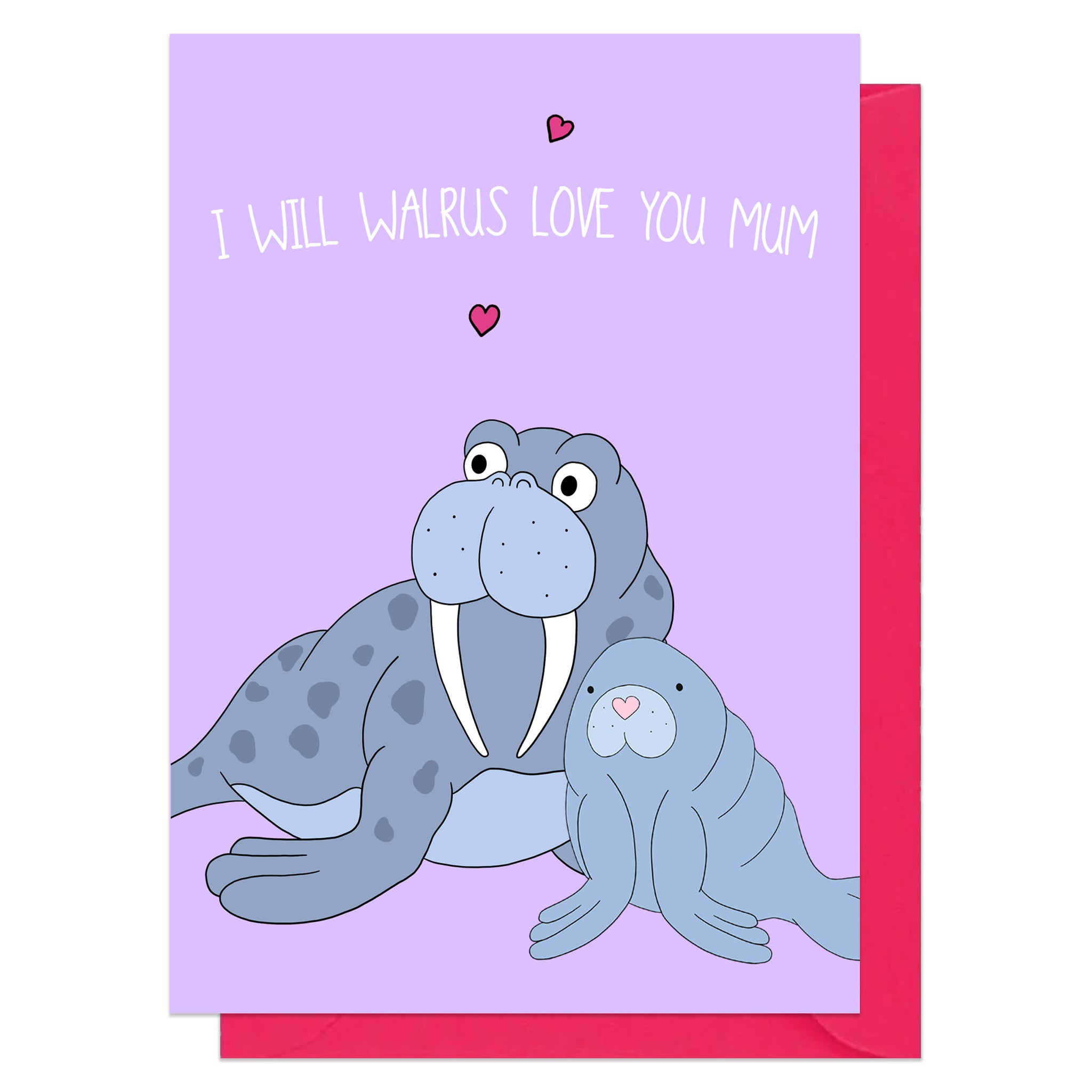 Walrus Mother's Day Card