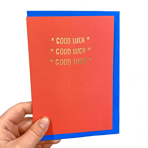 Good Luck Card - Neon Magpie